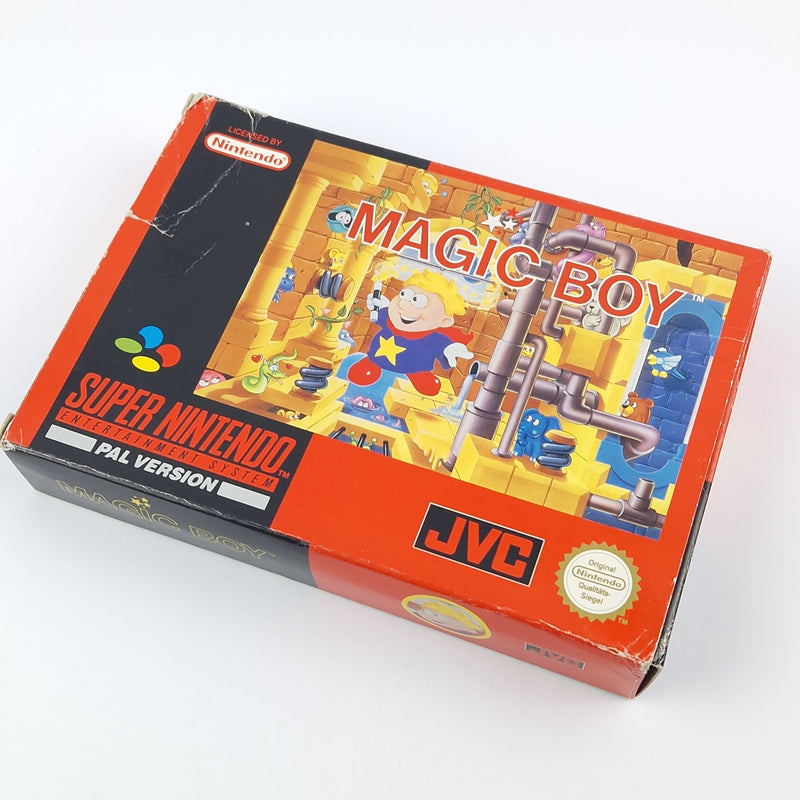 Super Nintendo Spiel : Magic Boy - Modul Anleitung OVP cib / SNES PAL NOE