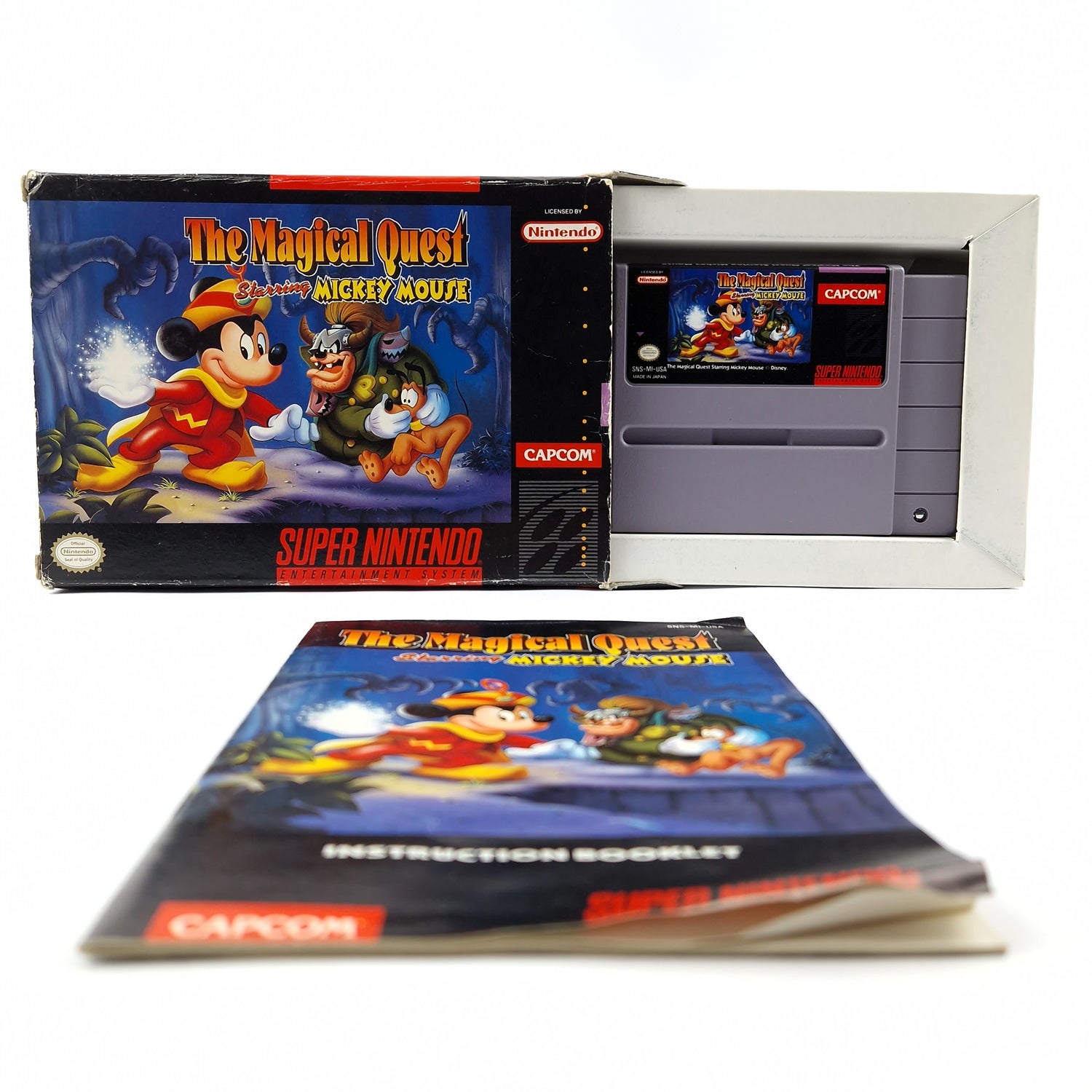 Super Nintendo Spiel : The Magical Quest starring Mickey Mouse - SNES OVP NTSC-U