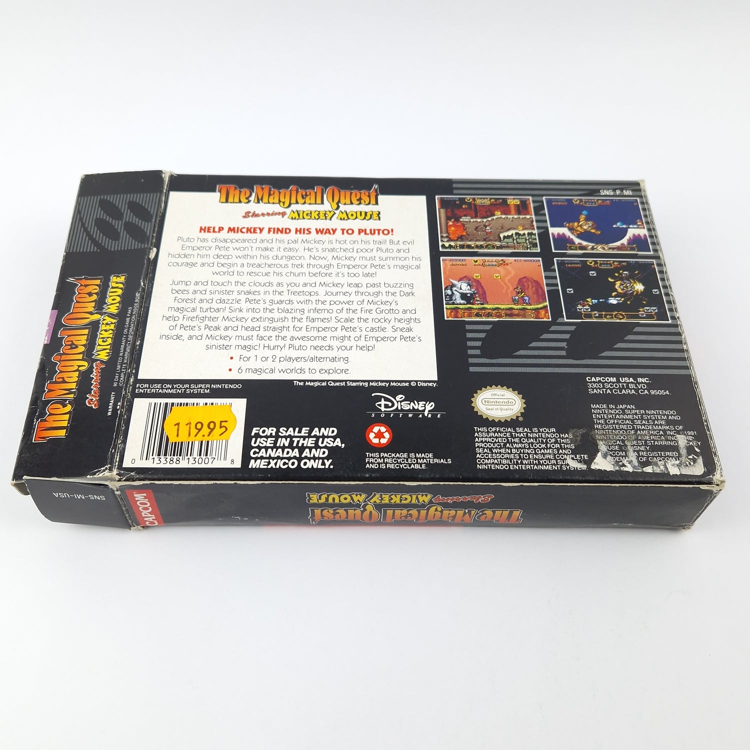 Super Nintendo Spiel : The Magical Quest starring Mickey Mouse - SNES OVP NTSC-U