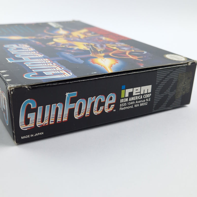 Super Nintendo Game: Gun Force - Module Instructions OVP cib / SNES NTSC-U/C USA