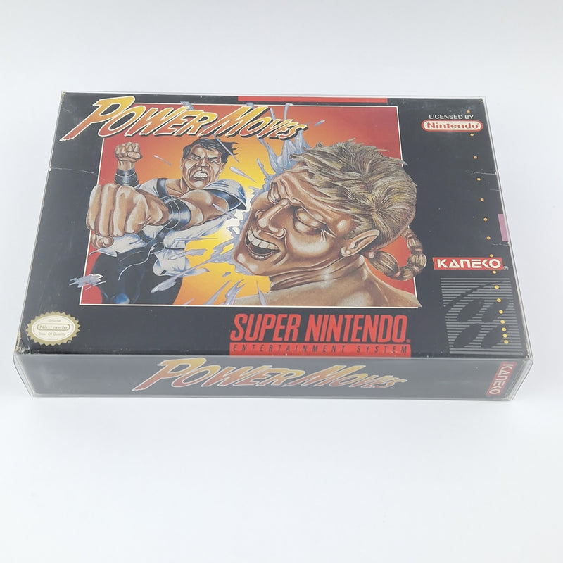 Super Nintendo Spiel : Power Moves - Modul Anleitung OVP cib / SNES NTSC USA