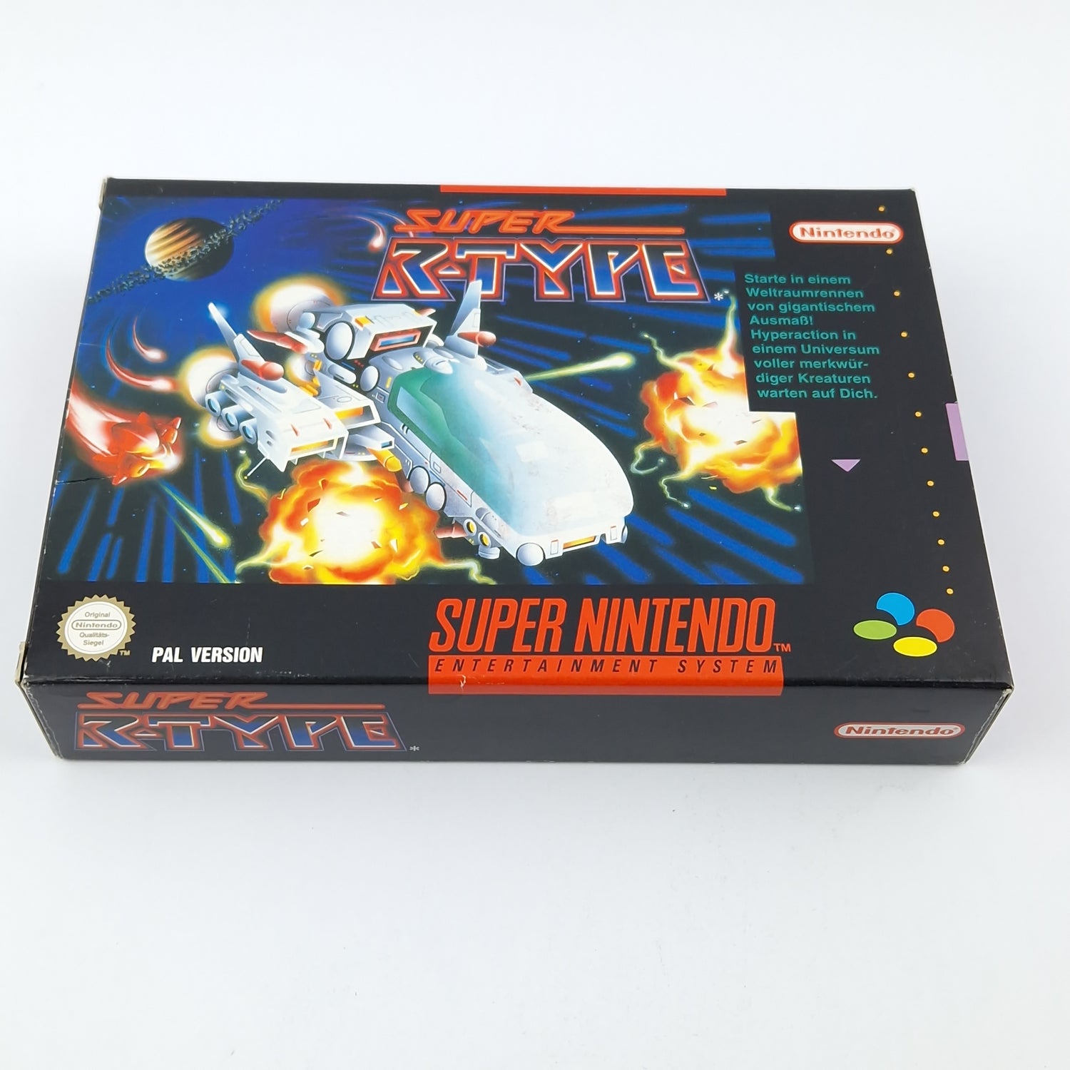 Super Nintendo Game: Super R-Type - Module Instructions OVP cib / SNES