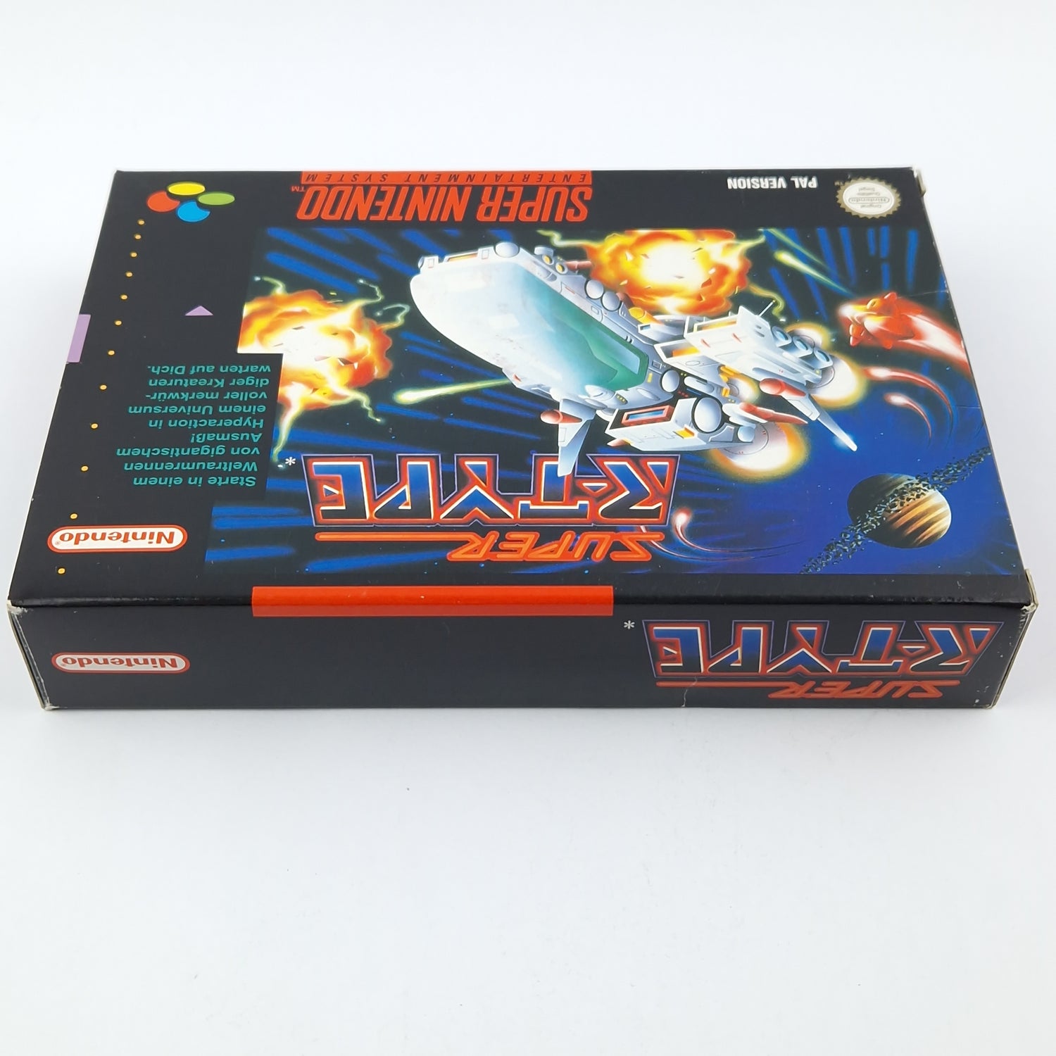 Super Nintendo Game: Super R-Type - Module Instructions OVP cib / SNES