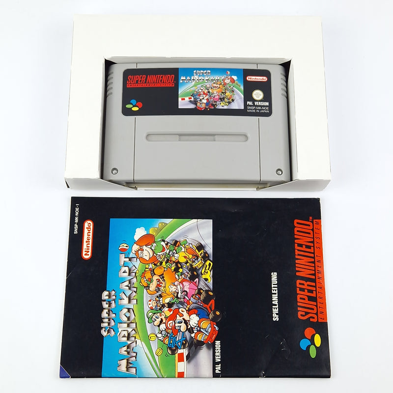 Super Nintendo Spiel : Super Mario Kart - Modul Anleitung OVP cib / SNES PAL NOE