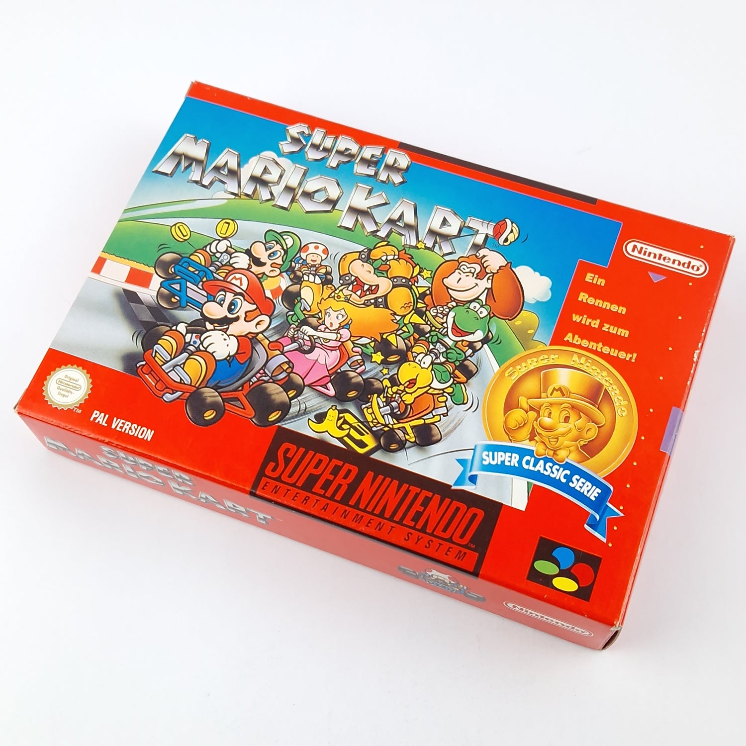 Super Nintendo Spiel : Super Mario Kart - Modul Anleitung OVP cib / SNES PAL NOE