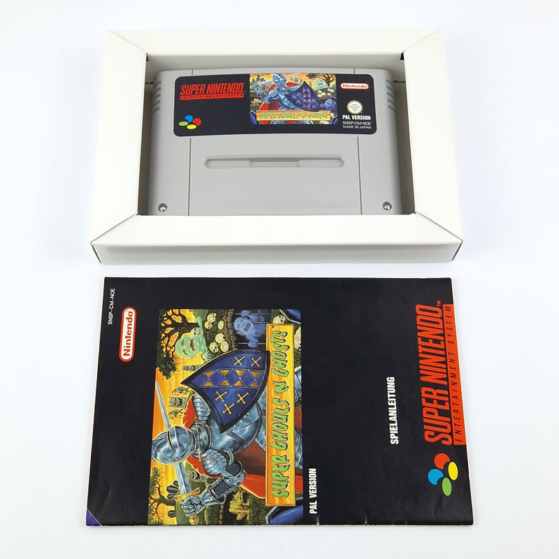 Super Nintendo Spiel : Super Ghouls n Ghosts - Modul Anleitung OVP cib SNES NOE