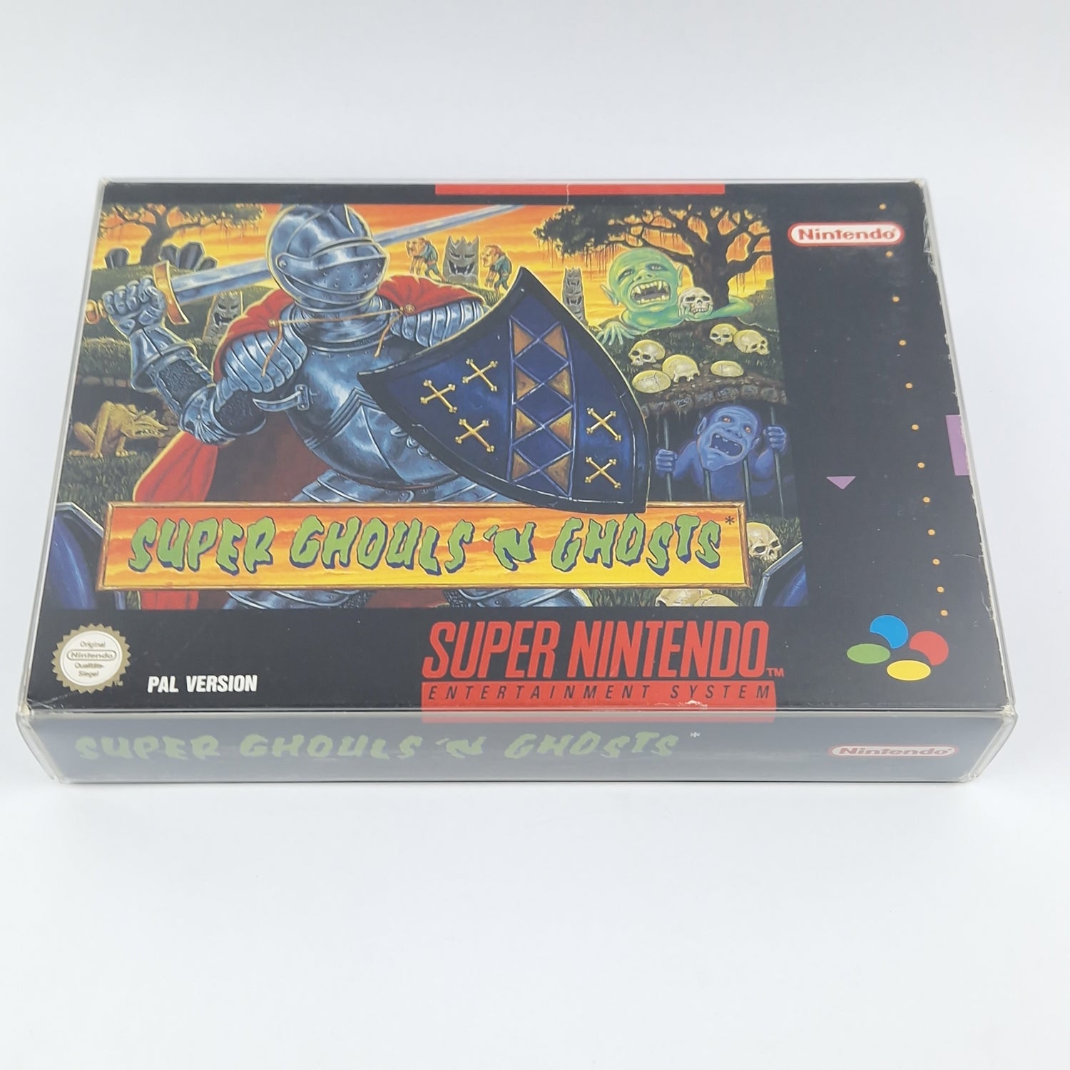 Super Nintendo Spiel : Super Ghouls n Ghosts - Modul Anleitung OVP cib SNES NOE