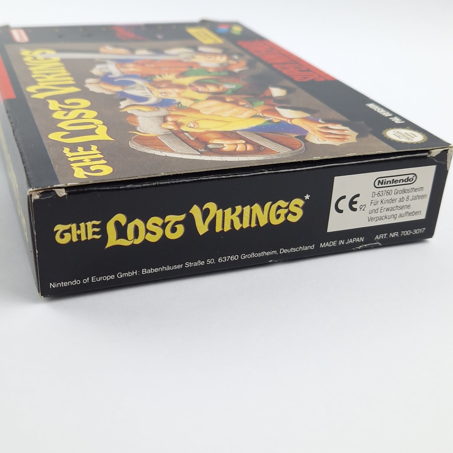 Super Nintendo Game: The Lost Vikings - Module Instructions OVP cib SNES NOE