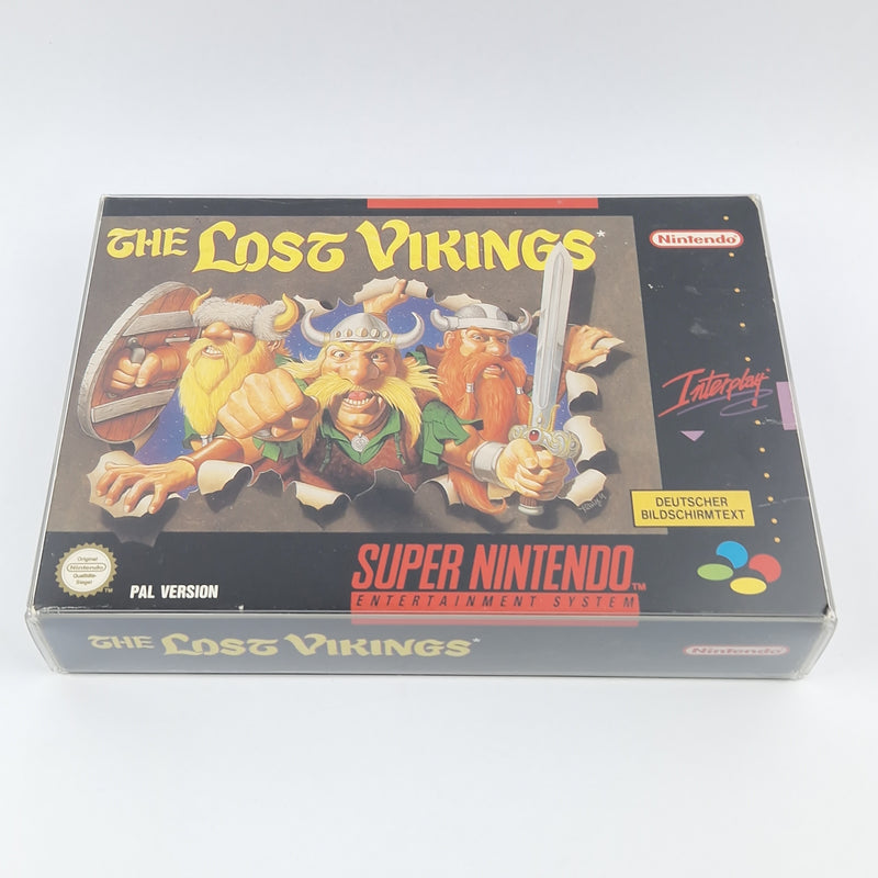 Super Nintendo Game: The Lost Vikings - Module Instructions OVP cib SNES NOE