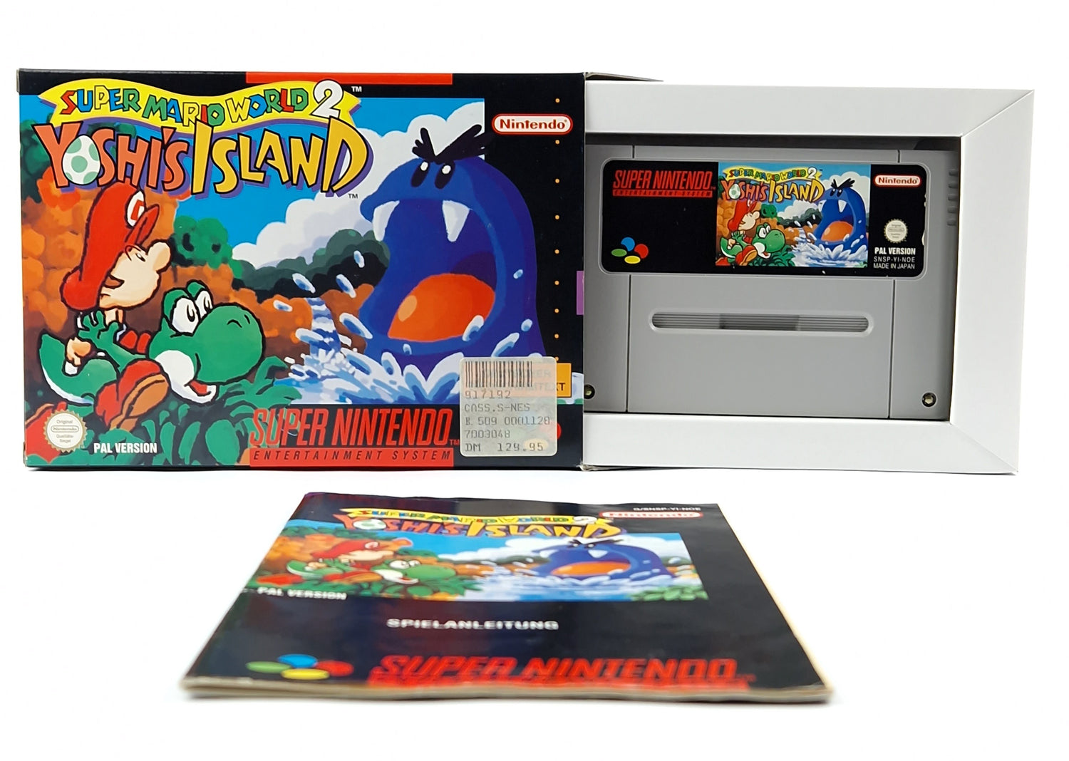 Super Nintendo Game: SMW 2 Yoshis Island - Module Instructions OVP cib / SNES NOE