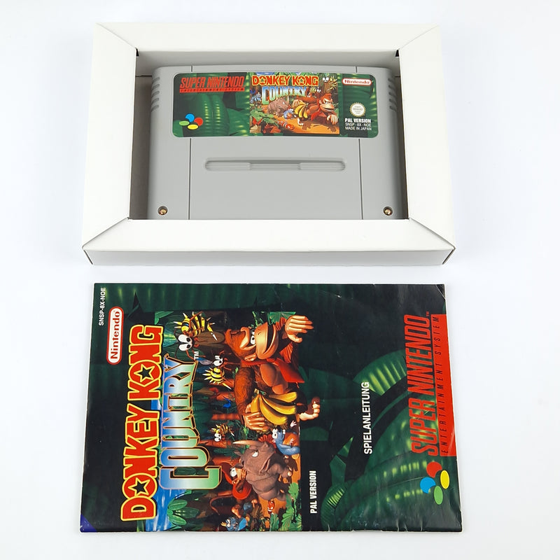 Super Nintendo Game: Donkey Kong Country 1 - Module Instructions OVP cib SNES NOE