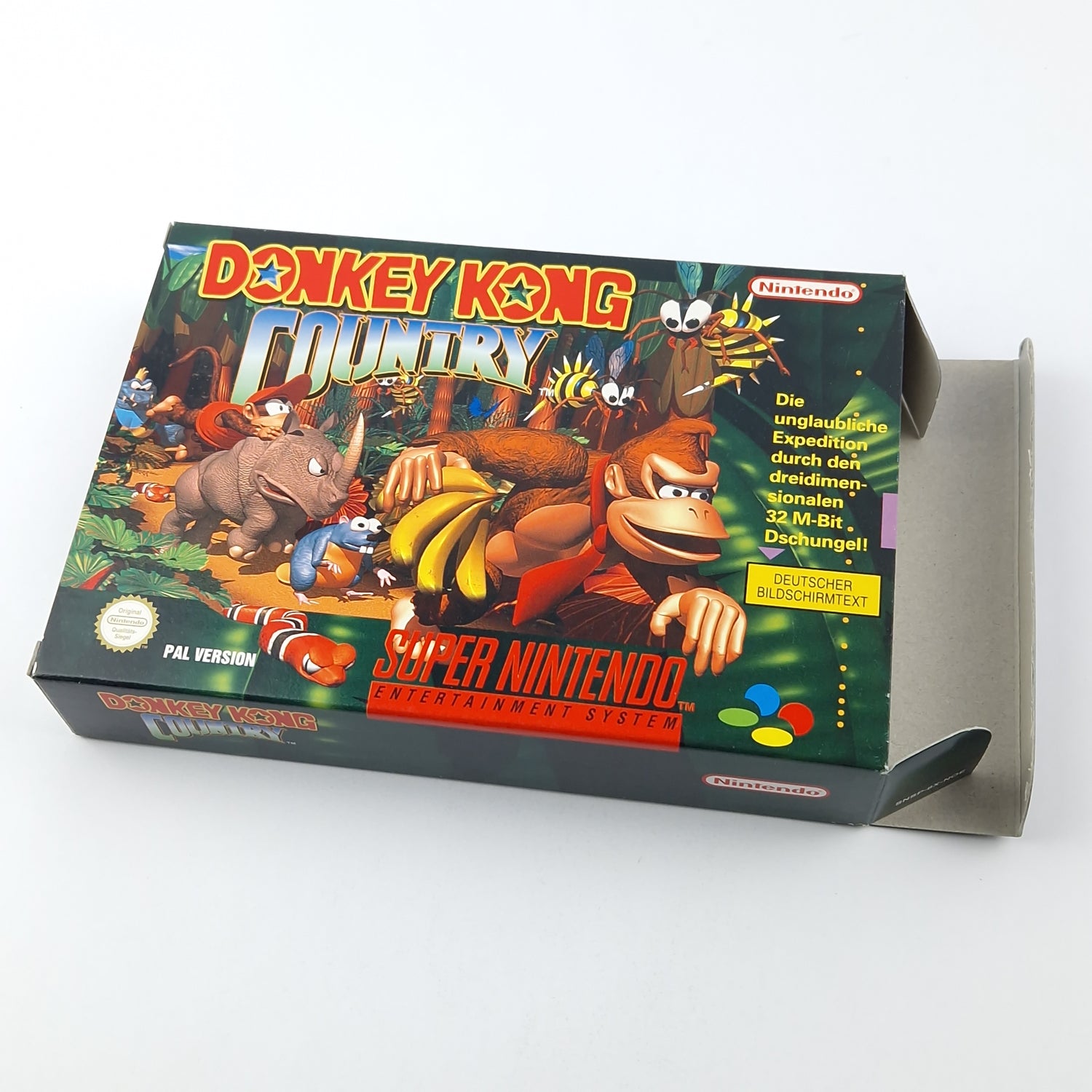 Super Nintendo Game: Donkey Kong Country 1 - Module Instructions OVP cib SNES NOE