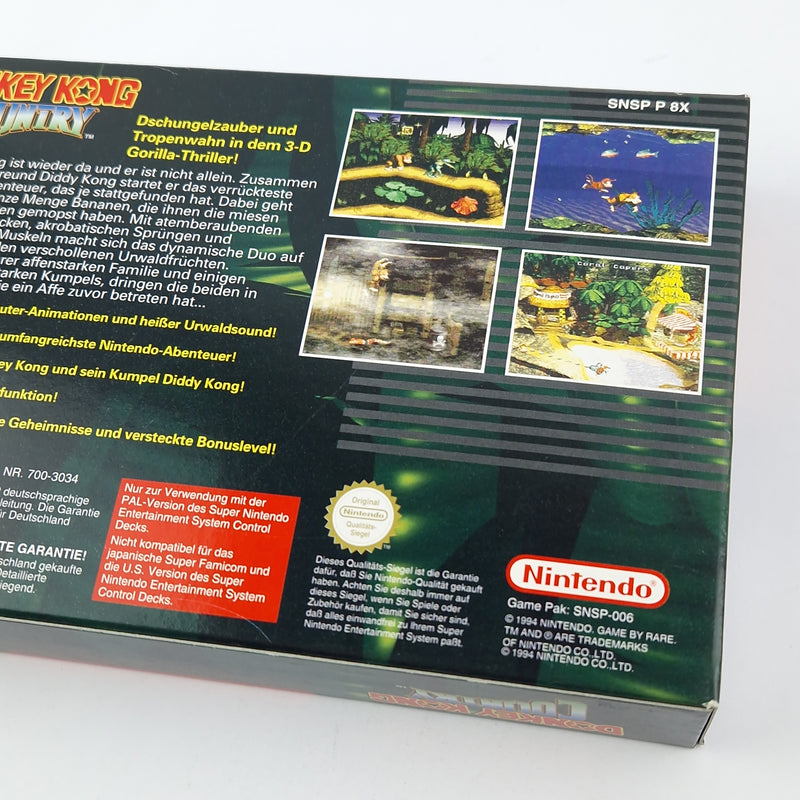 Super Nintendo Game: Donkey Kong Country 1 - Module Instructions OVP cib SNES NOE