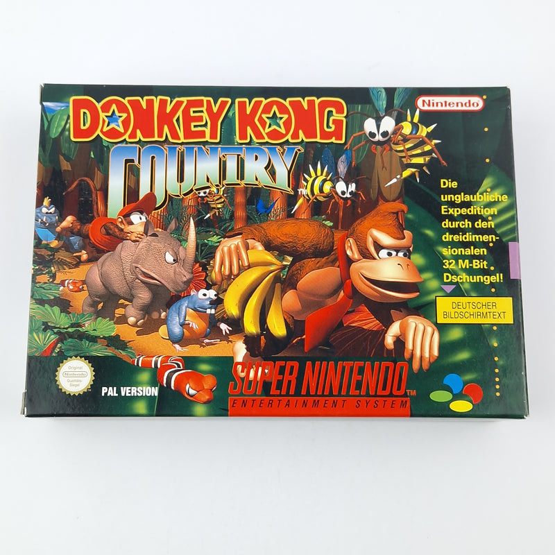 Super Nintendo Game: Donkey Kong Country 1 - Module Instructions OVP cib SNES NOE