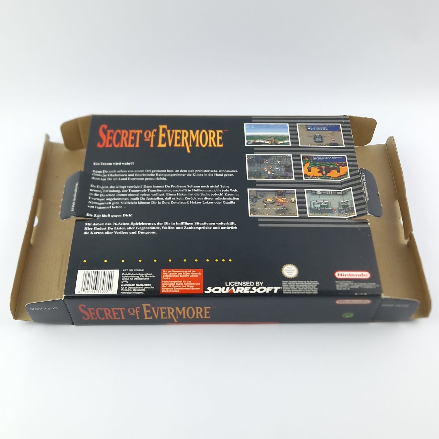 Super Nintendo Games: Secret of Evermore & Secret of Mana - OVP SNES Big Box