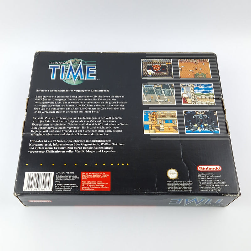 Super Nintendo Spiel : iLLusion of Time - Modul Spieleberater OVP / SNES PAL NOE