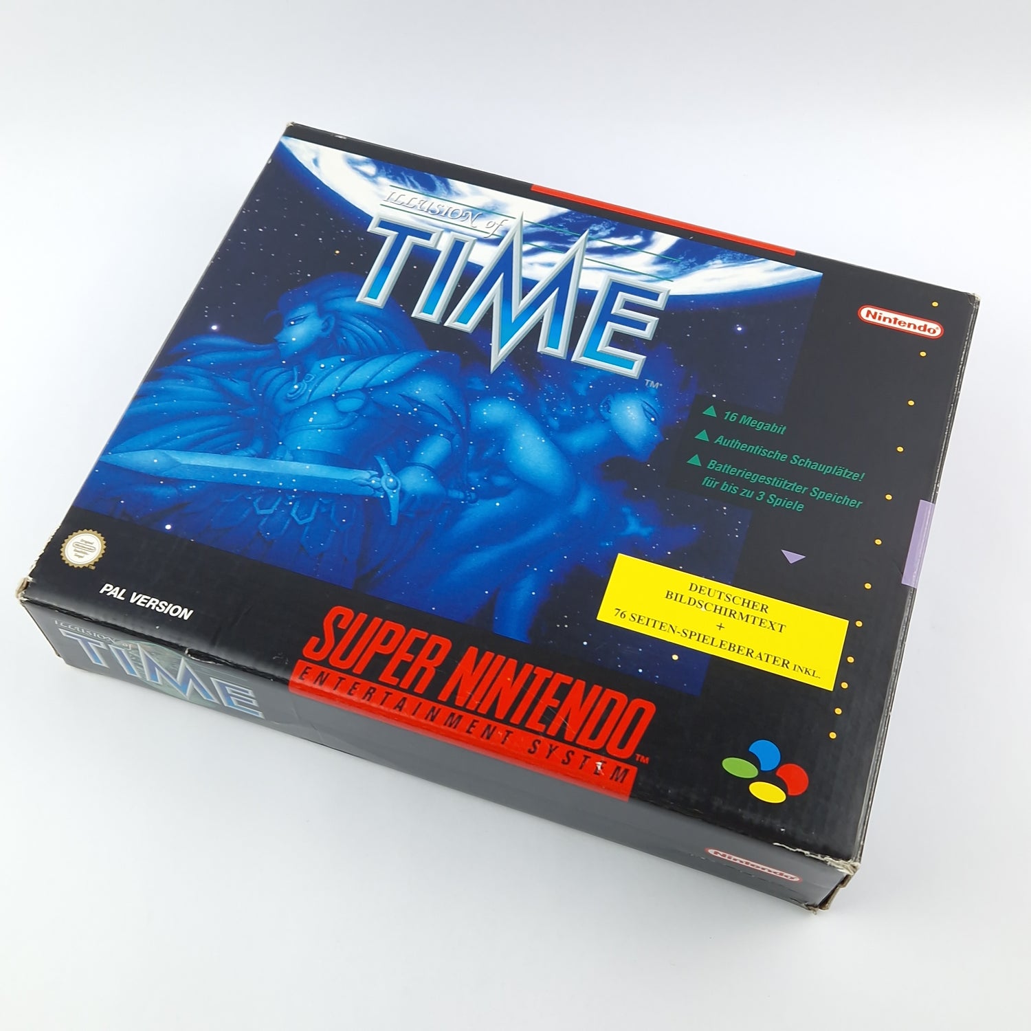 Super Nintendo Spiel : iLLusion of Time - Modul Spieleberater OVP / SNES PAL NOE