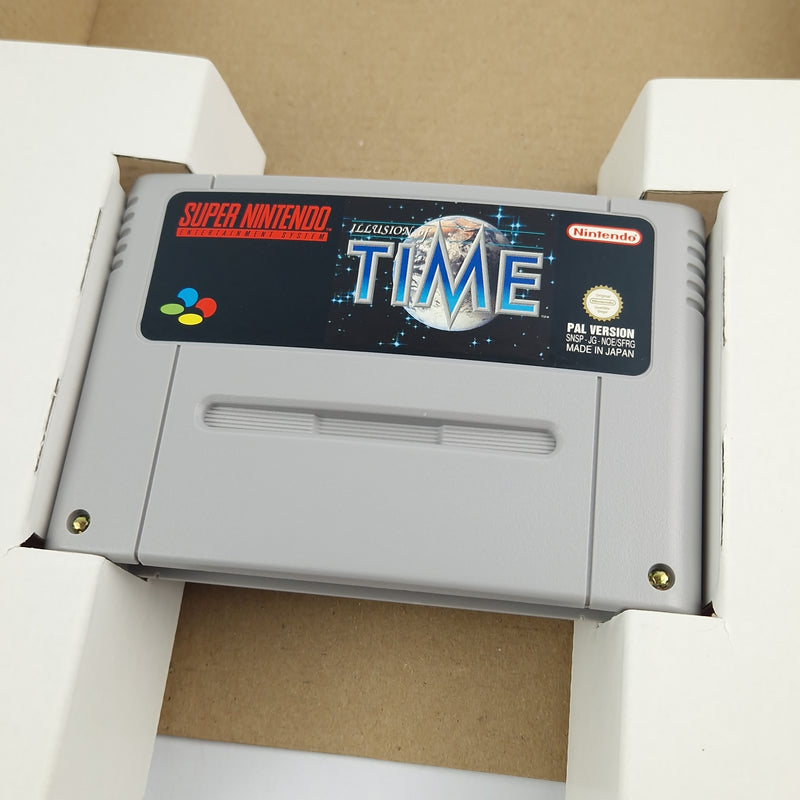 Super Nintendo Game: iLLusion of Time - Module Game Advisor OVP SNESW PAL NOE