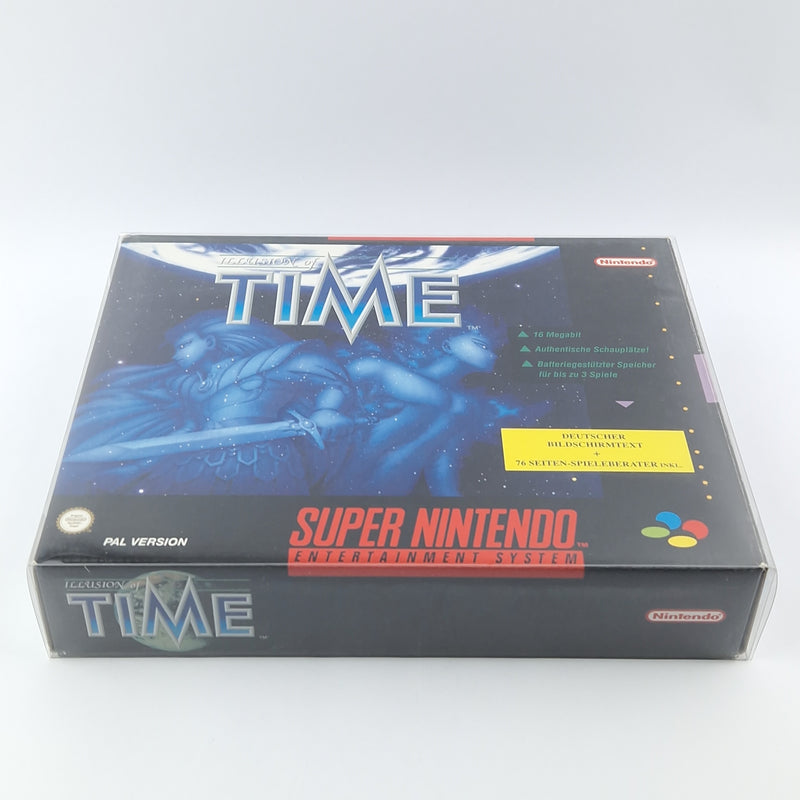 Super Nintendo Game: iLLusion of Time - Module Game Advisor OVP SNESW PAL NOE