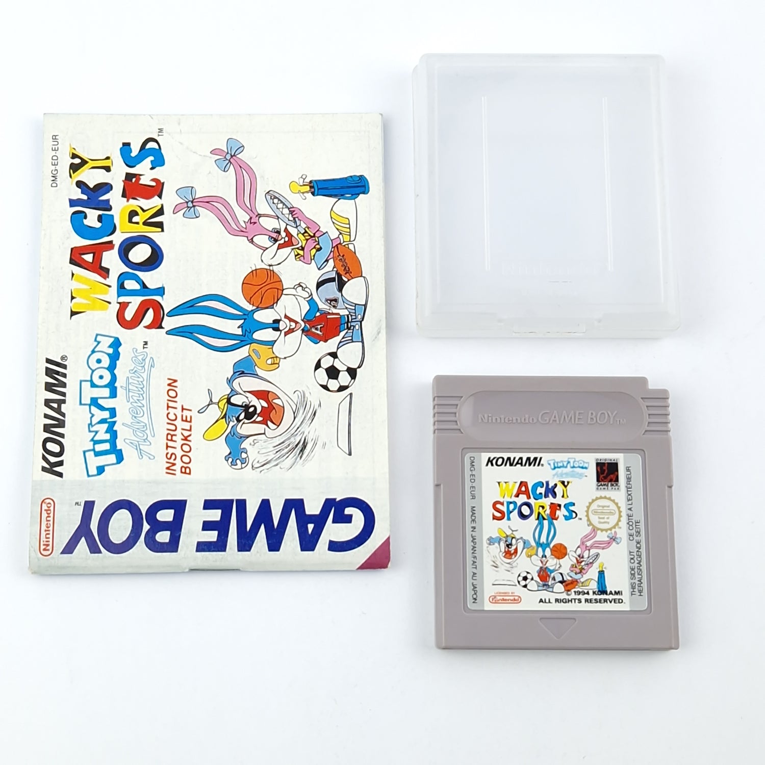 Nintendo Game Boy Classic Game: Tiny Toon Wild & Wacky Sports + Instructions