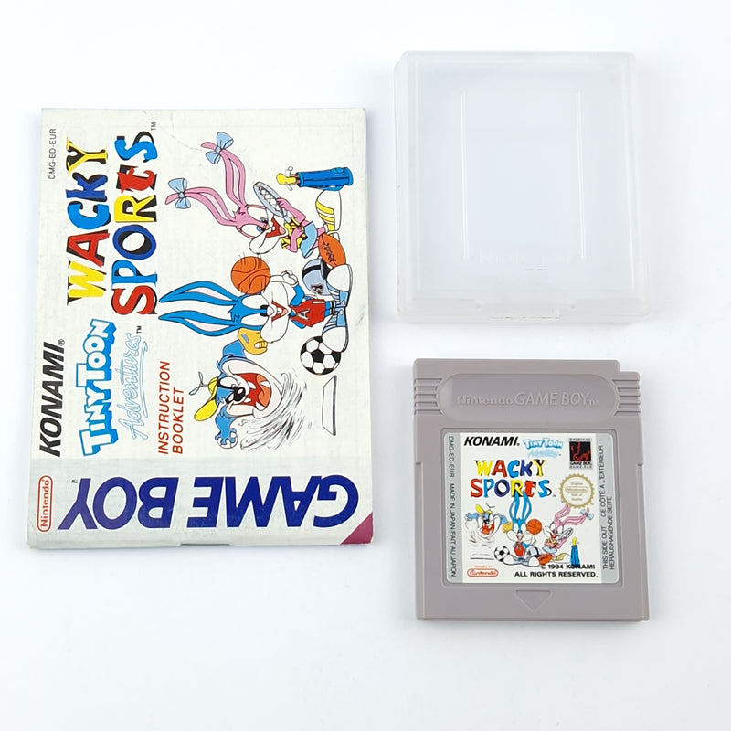 Nintendo Game Boy Classic Game: Tiny Toon Wild &amp; Wacky Sports + Instructions