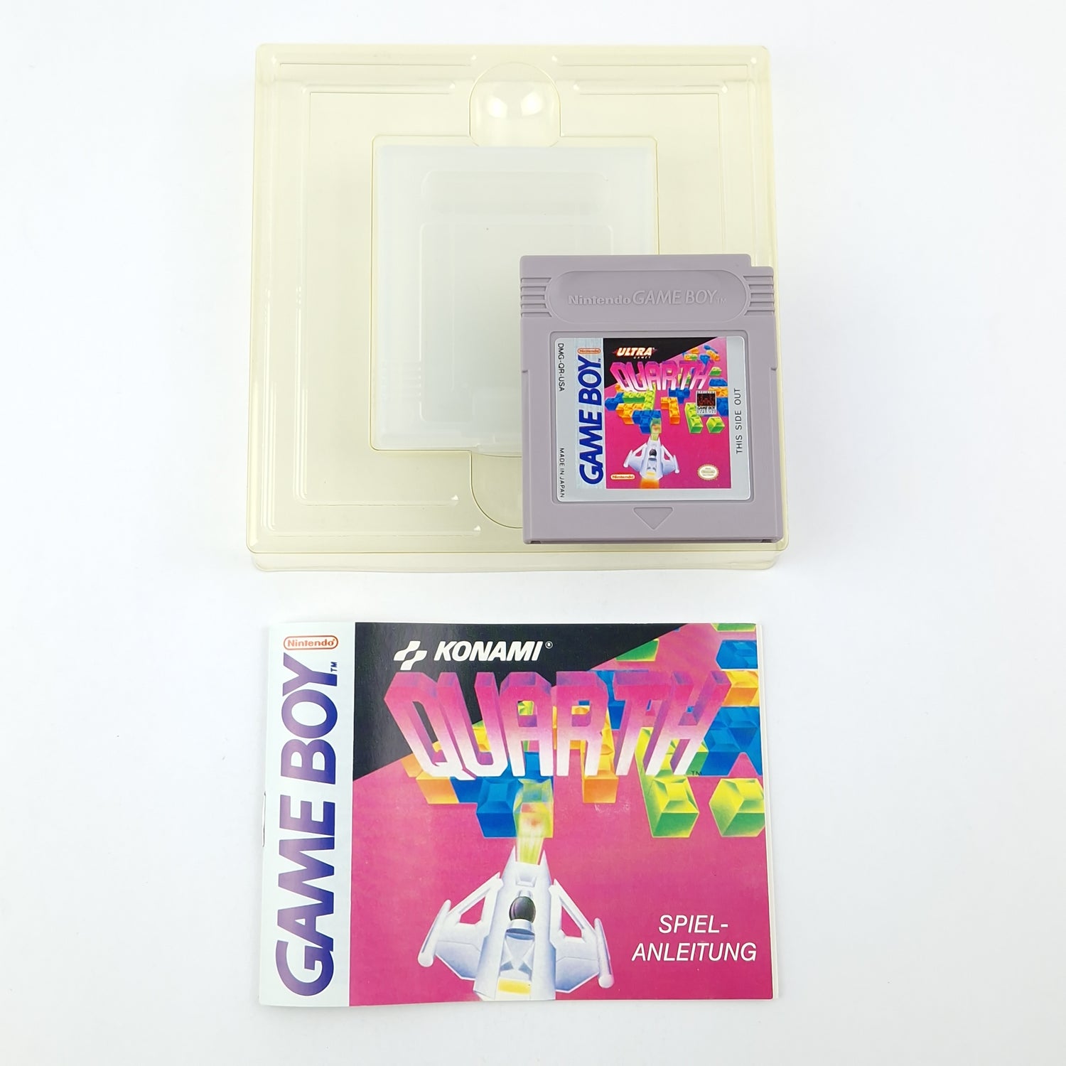 Nintendo Game Boy Classic Game: Quarth - Module Instructions OVP / NTSC-U/C USA