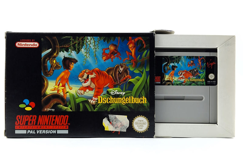 Super Nintendo Spiel : Disney Das Dschungelbuch - Modul & OVP - SNES PAL NOE