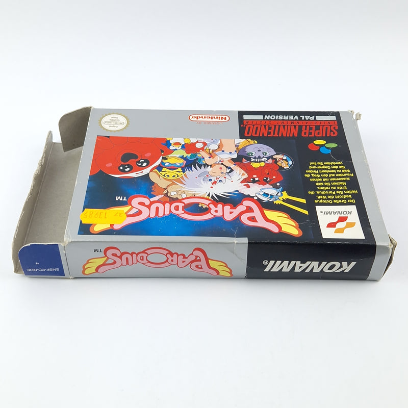 Super Nintendo Game: Parodius - Module Instructions OVP cib / SNES PAL NOE