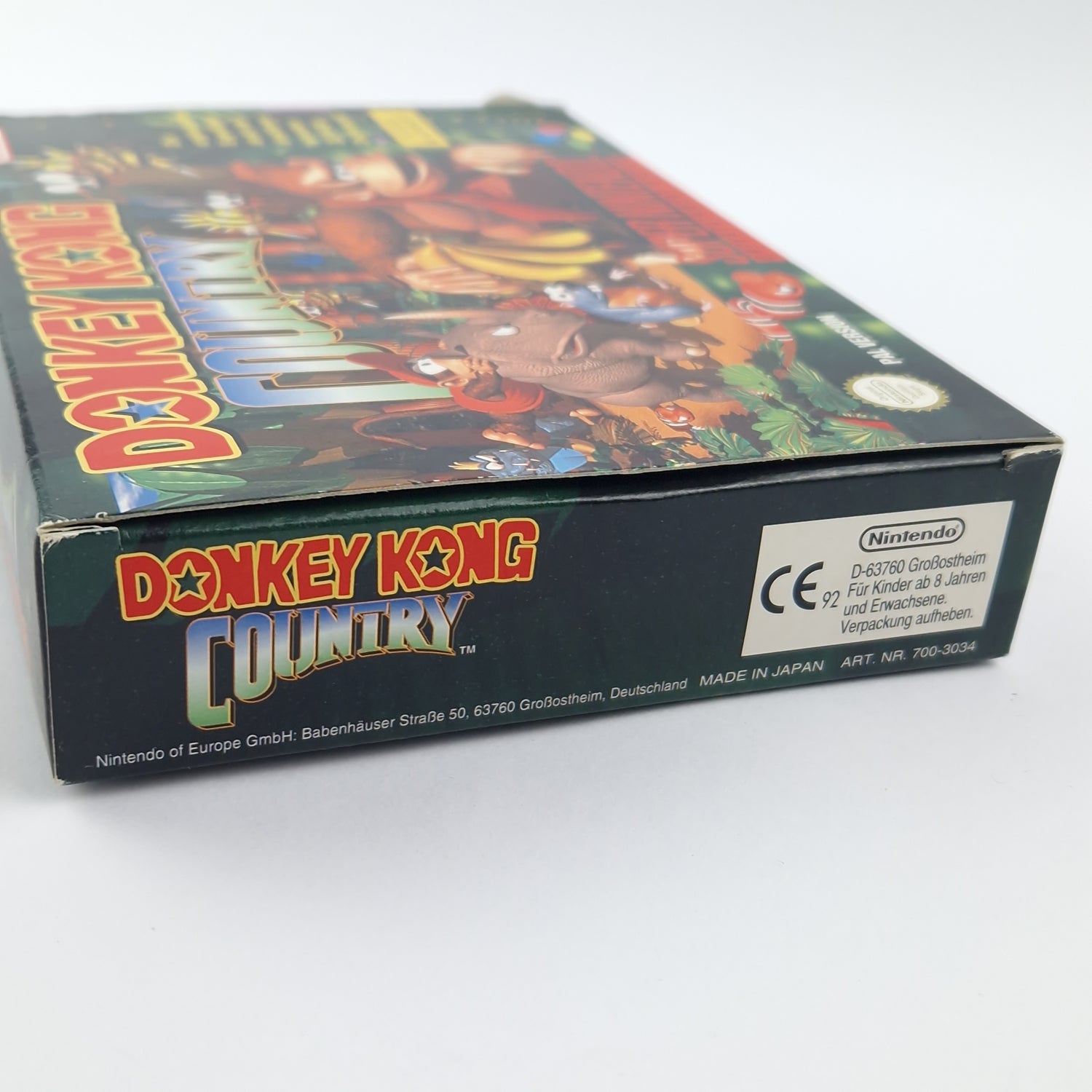 Super Nintendo Game: Donkey Kong Country 1 - Module & OVP / SNES PAL NOE