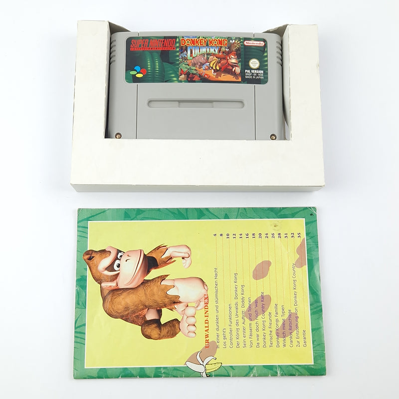 Super Nintendo Game: Donkey Kong Country 1 - Module &amp; OVP / SNES PAL NOE