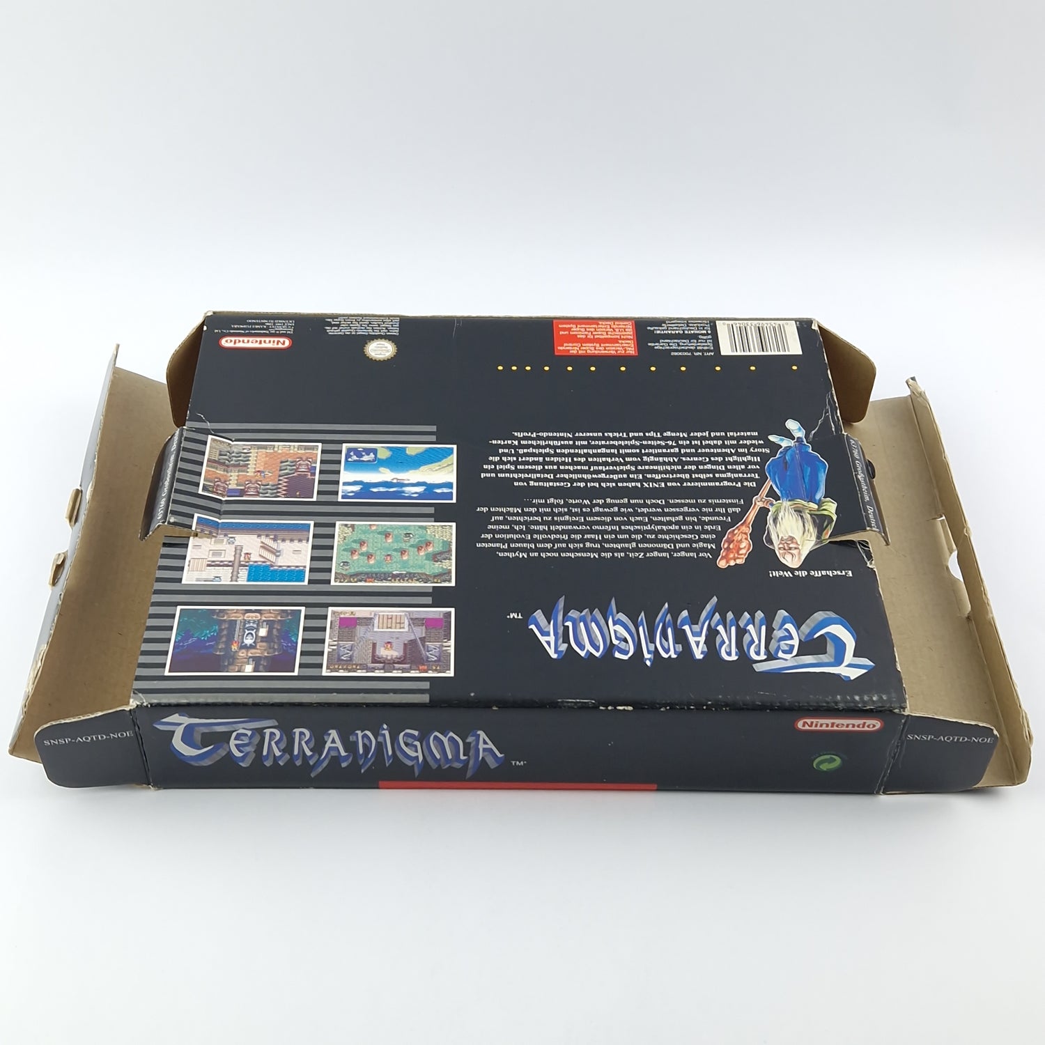 Super Nintendo Spiel : Terranigma - Modul Anleitung OVP cib Big Box SNES PAL NOE