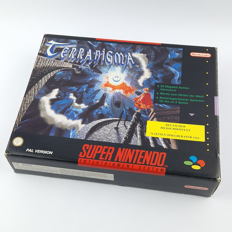 Super Nintendo Spiel : Terranigma - Modul Anleitung OVP cib Big Box SNES PAL NOE