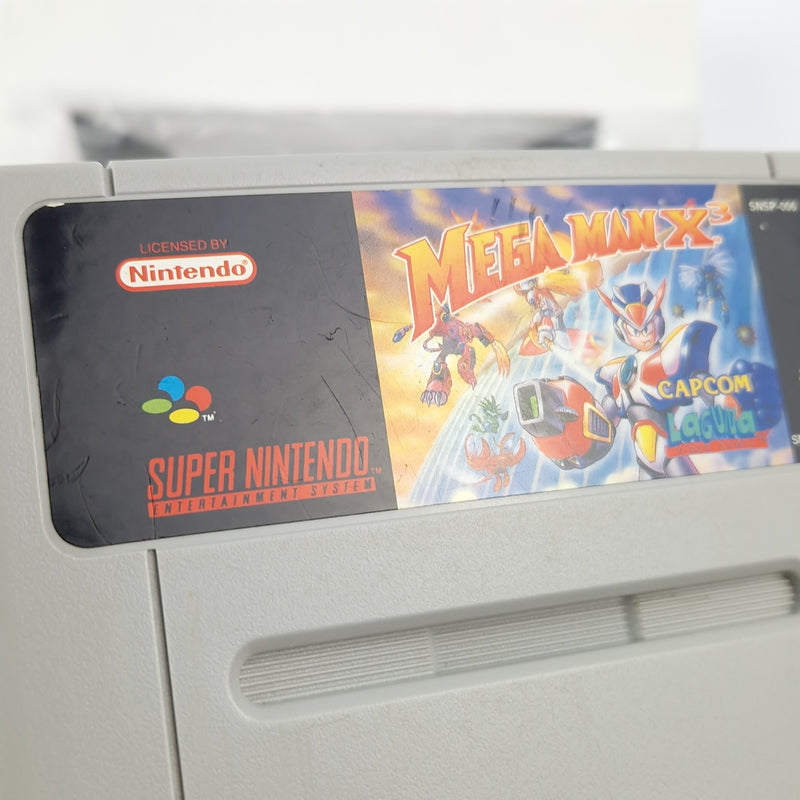 Super Nintendo Spiel : Mega Man X3 - SNES OVP cib PAL EUR / Rockman - Mega Man