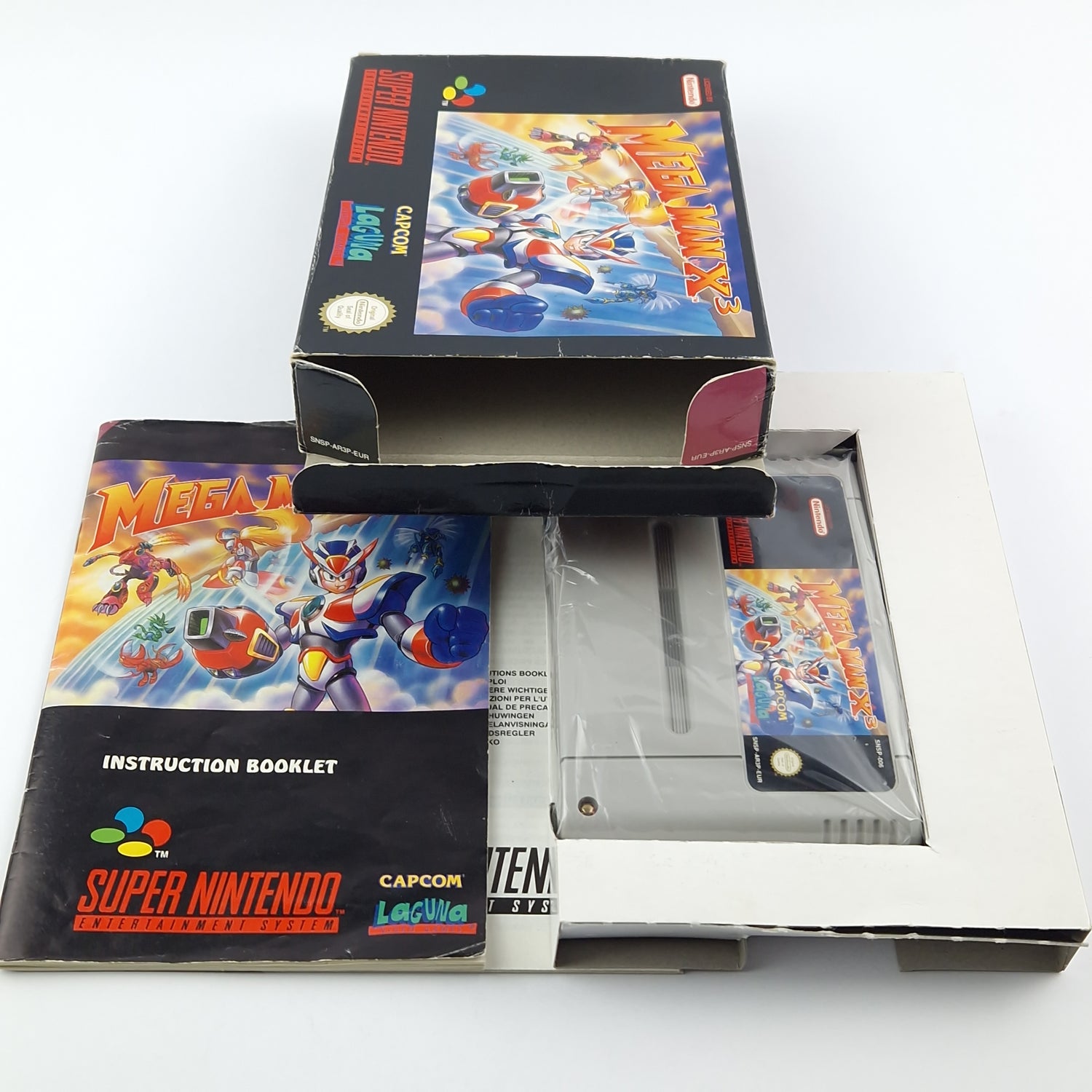 Super Nintendo Spiel : Mega Man X3 - SNES OVP cib PAL EUR / Rockman - Mega Man