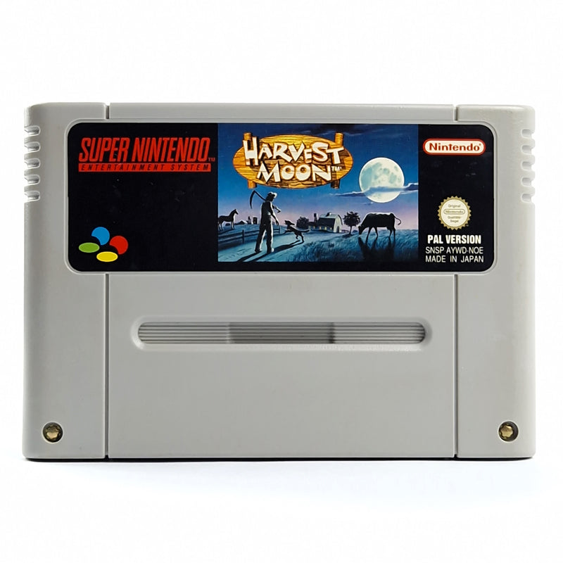 Super Nintendo Game: Harvest Moon - Module / Cartridge SNES PAL NOE