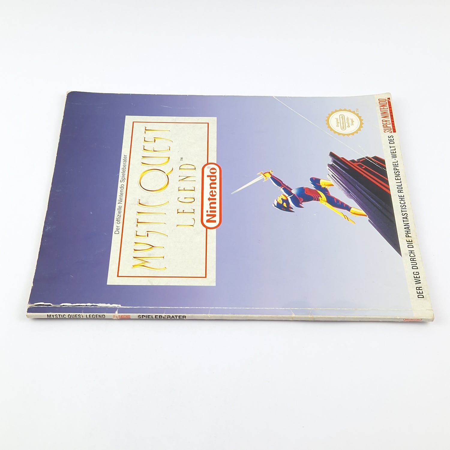 Super Nintendo Game: Mystic Quest Legend + Game Advisor Module Cartridge SNES