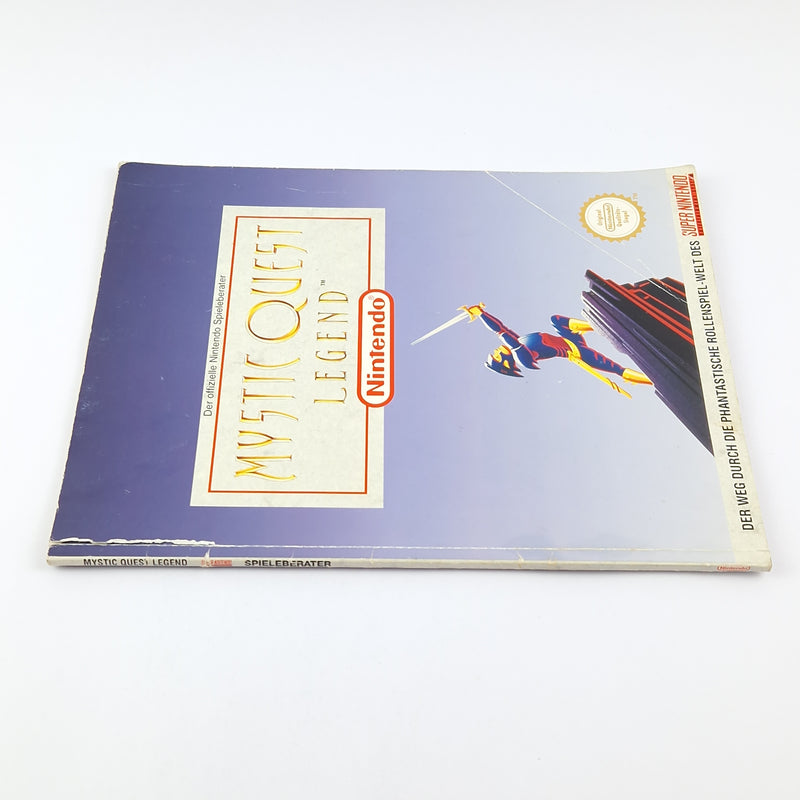 Super Nintendo Game: Mystic Quest Legend + Game Advisor Module Cartridge SNES