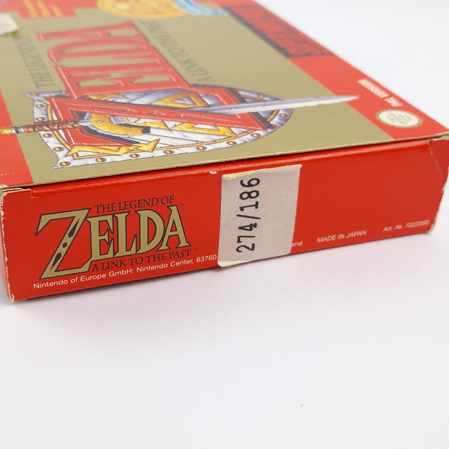 Super Nintendo Game: Zelda a link to the Past - Classic Series OVP / SNES PAL