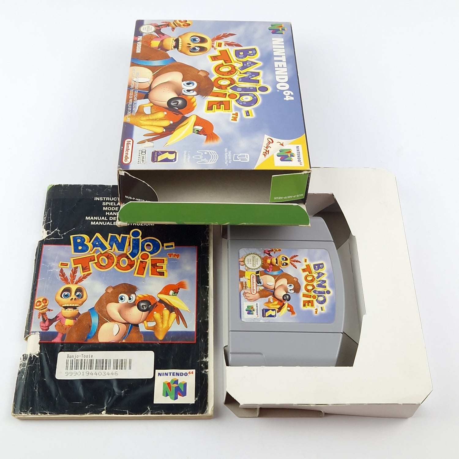 Nintendo 64 Game: Banjo Tooie - Module Instructions OVP cib / N64 PAL RAREWARE