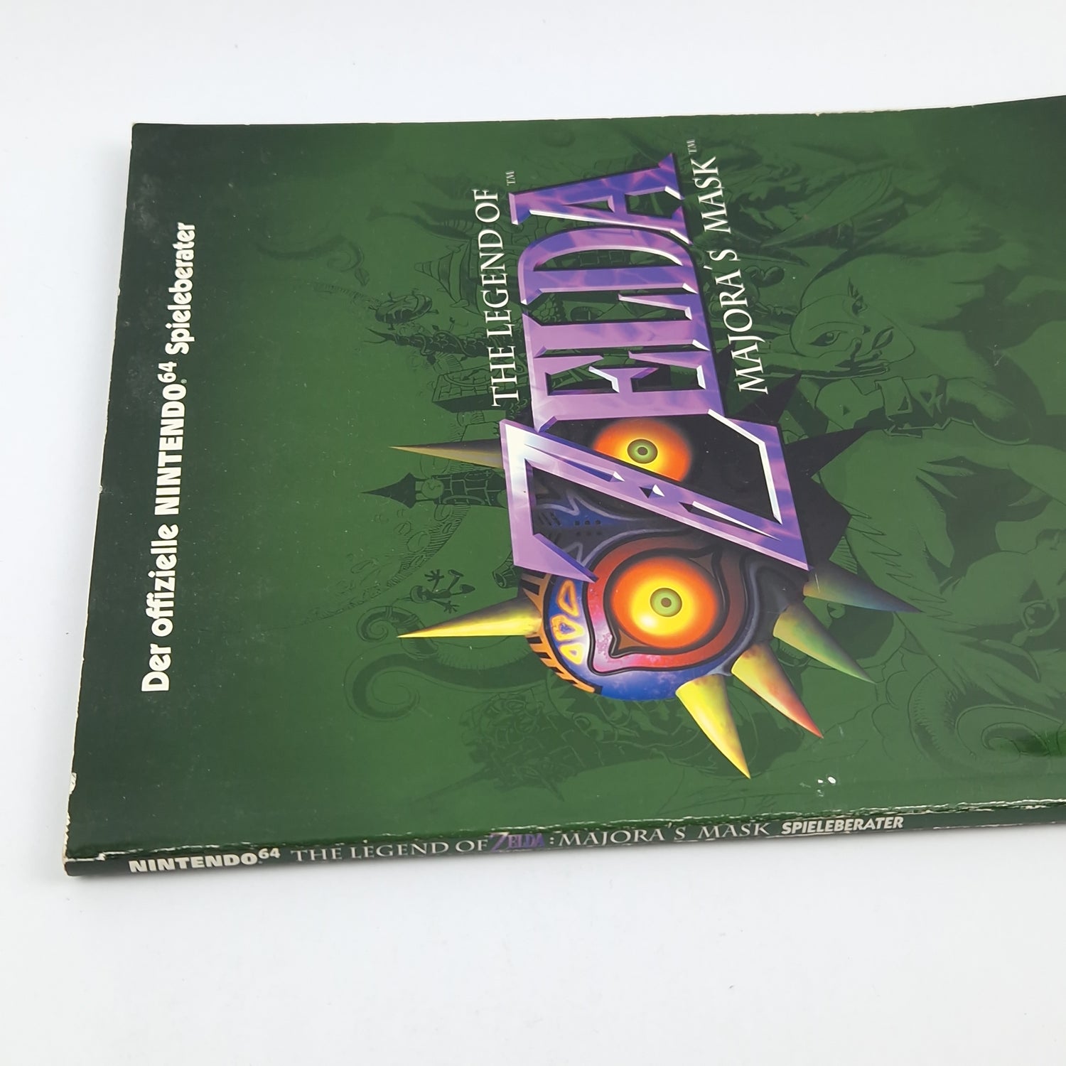 Nintendo 64 game: Zelda Majora's Mask + game advisor / solution book - N64 module