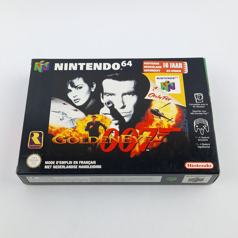 Nintendo 64 Game: James Bond Golden Eye 007 - Module Instructions OVP cib N64 PAL