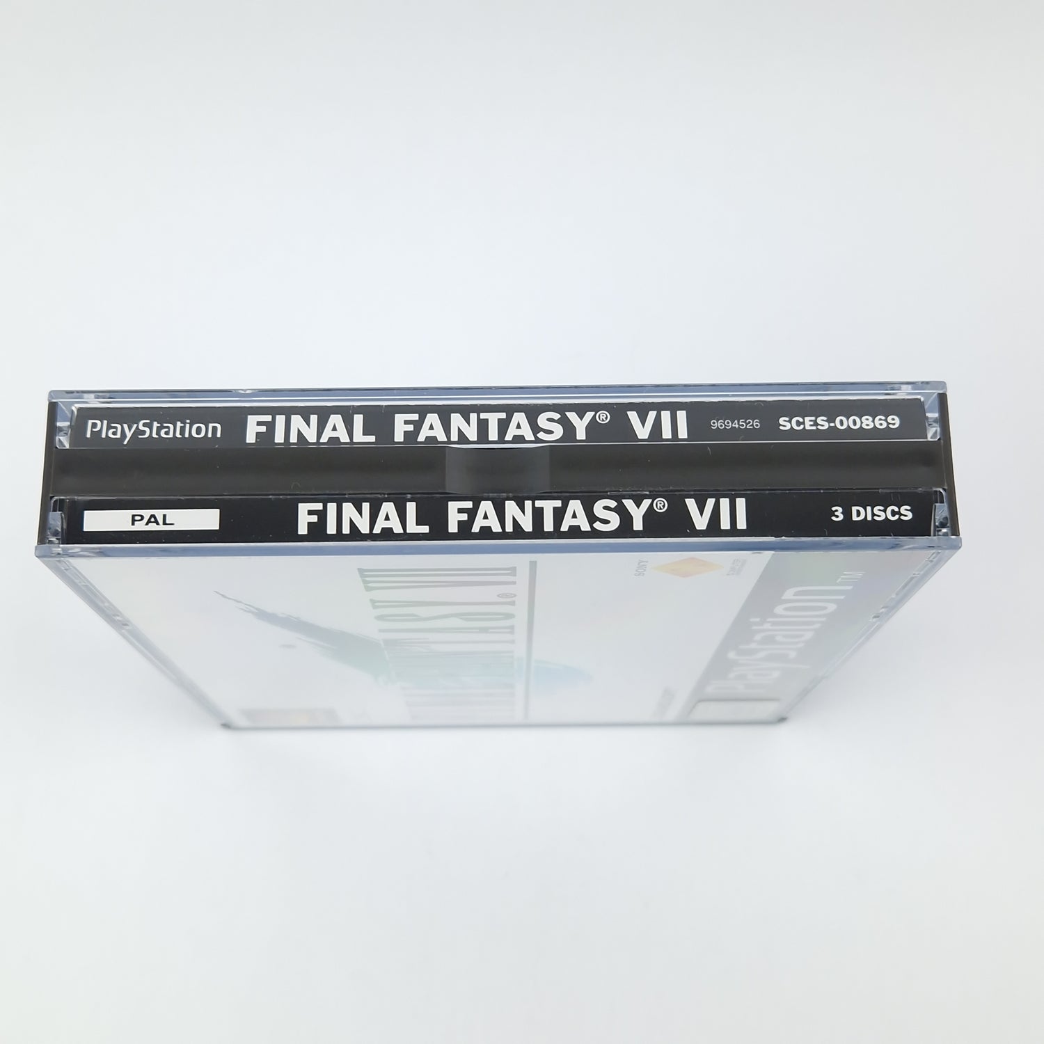 Playstation 1 Spiel : Final Fantasy VII - OVP Double Case PS1 PSX Psone PAL FF7