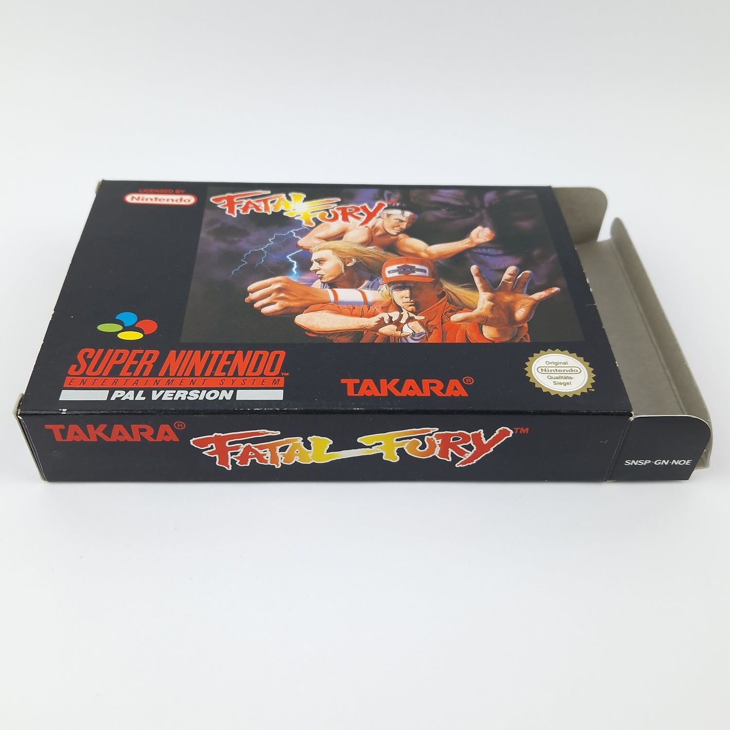 Super Nintendo game: Fatal Fury - SNES module instructions OVP cib / PAL version