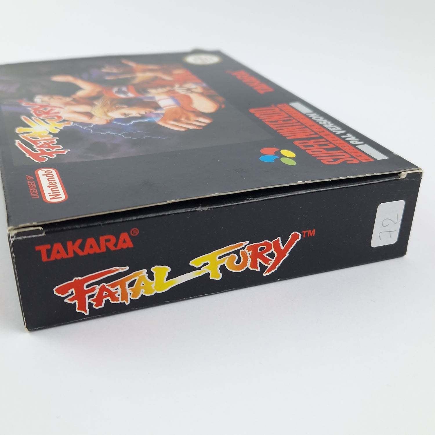 Super Nintendo game: Fatal Fury - SNES module instructions OVP cib / PAL version