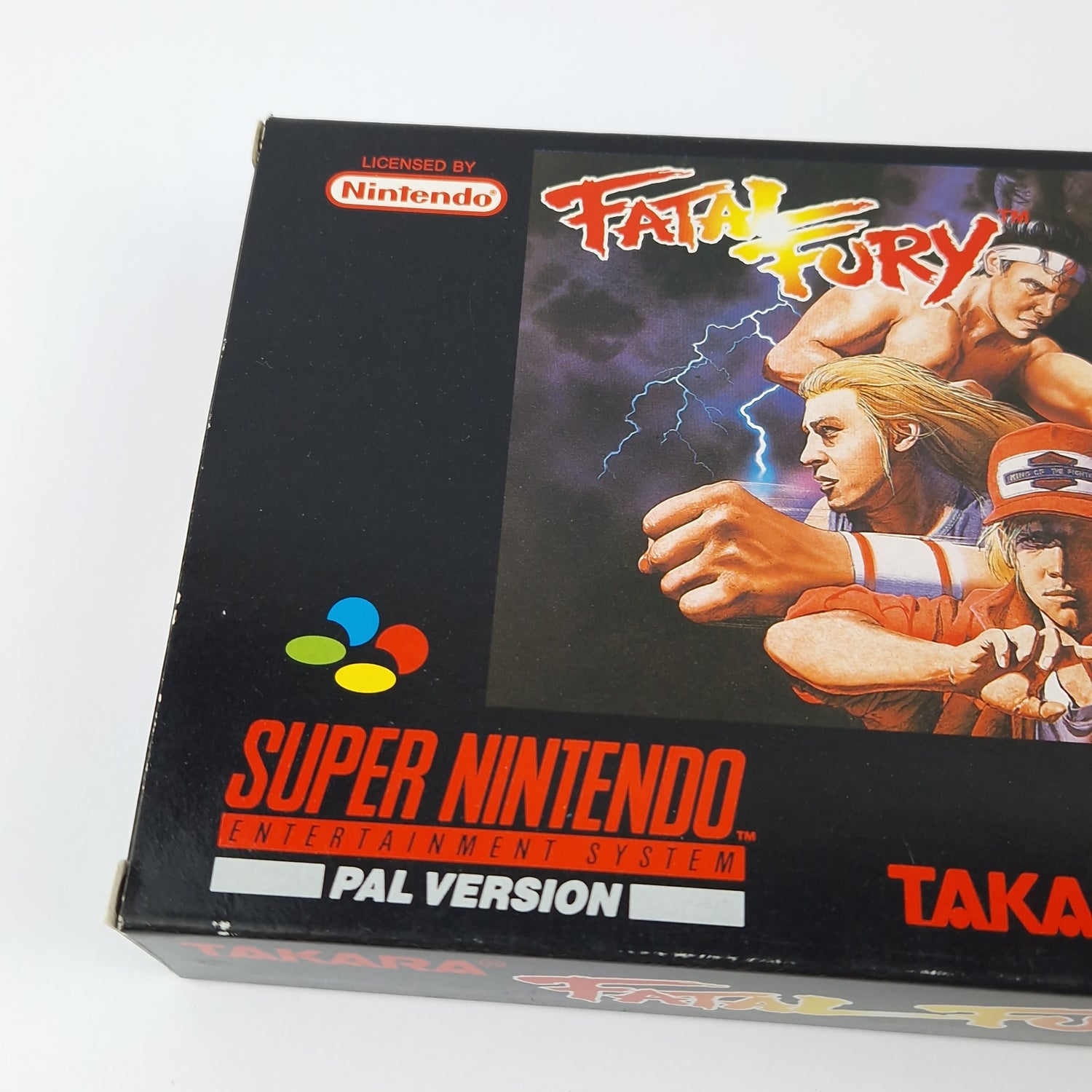 Super Nintendo game: Fatal Fury - SNES module instructions OVP cib / PAL version