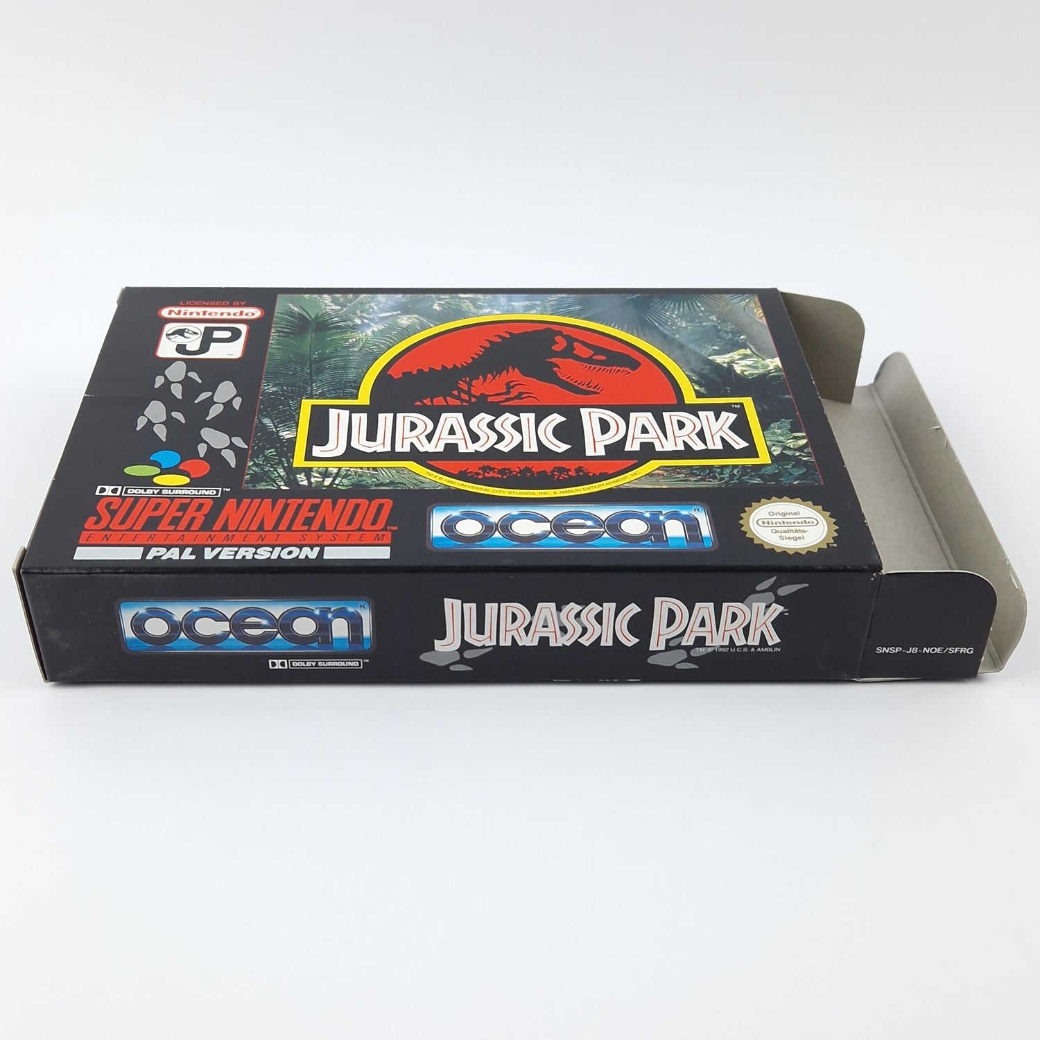 Super Nintendo Game: Jurassic Park - Module Instructions OVP cib | SNES PAL