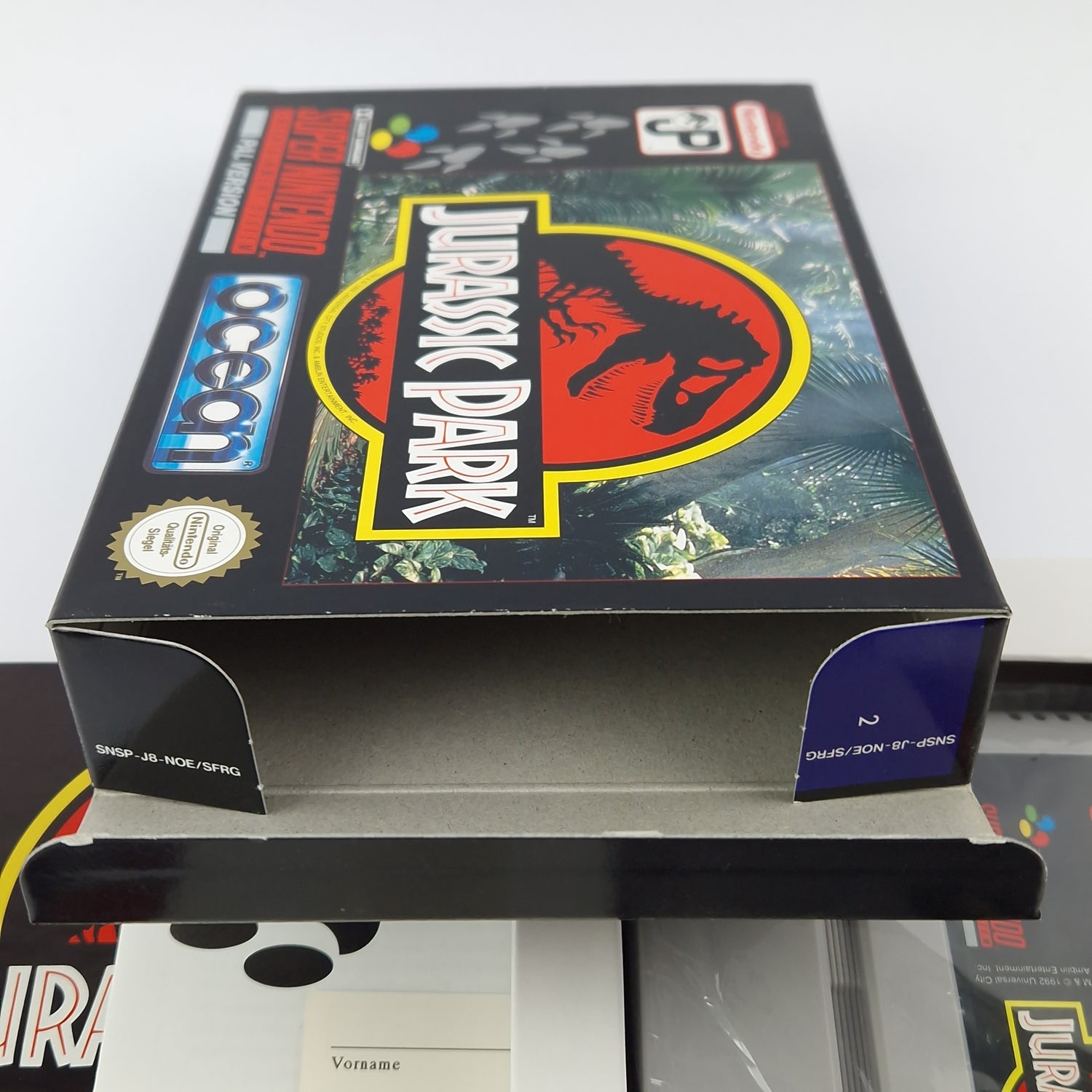 Super Nintendo Game: Jurassic Park - Module Instructions OVP cib | SNES PAL