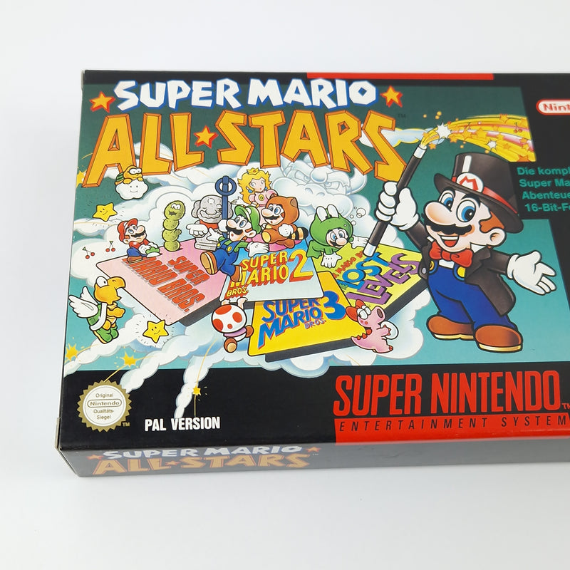 Super Nintendo Spiel : Super Mario Allstars - Modul Anleitung OVP cib / SNES PAL