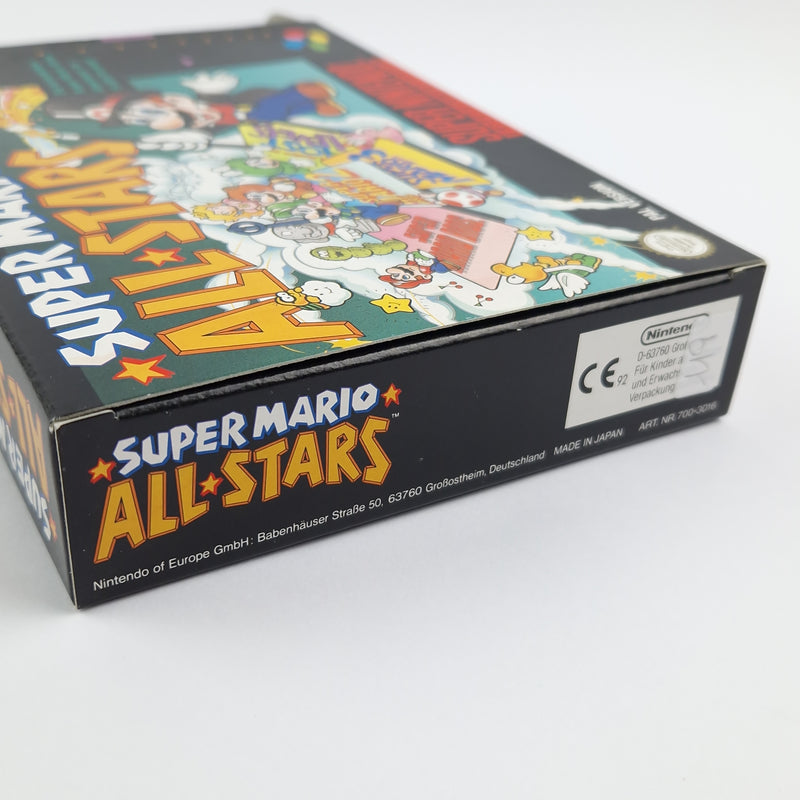 Super Nintendo Spiel : Super Mario Allstars - Modul Anleitung OVP cib / SNES PAL