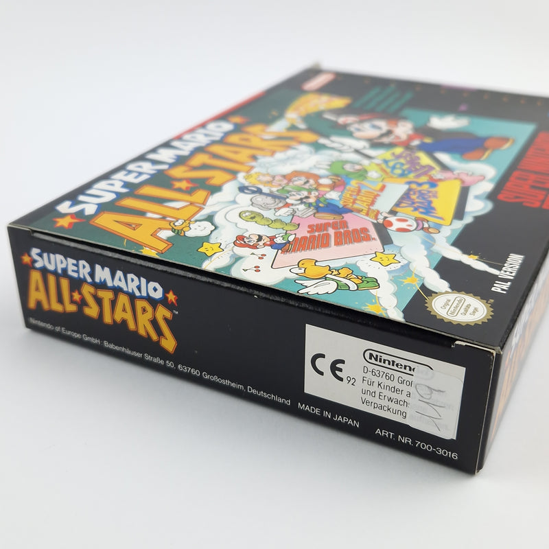 Super Nintendo Spiel : Super Mario Allstars - Modul Anleitung OVP cib / SNES PAL